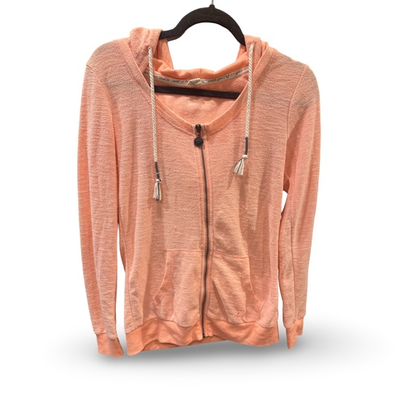 Roxy Peach Zip-Up Hoodie - Picture 1 of 10